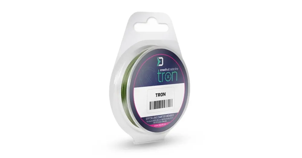 Exclusieve Aanbieding Delphin Tron zöld 0,06mm 6lbs 300m fonott zsinór