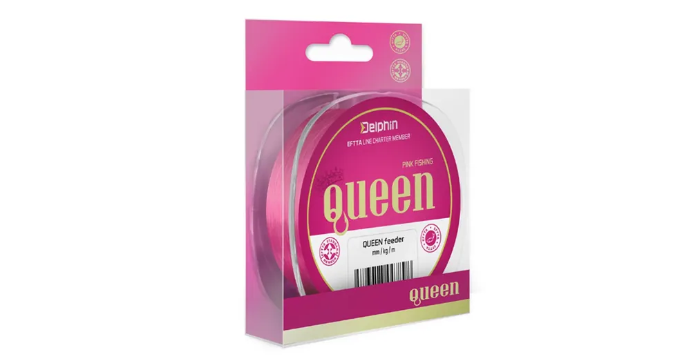 Hoge Kwaliteit Delphin QUEEN Feeder rózsaszín 0,28mm 5,9kg 5000m monofil zsinór