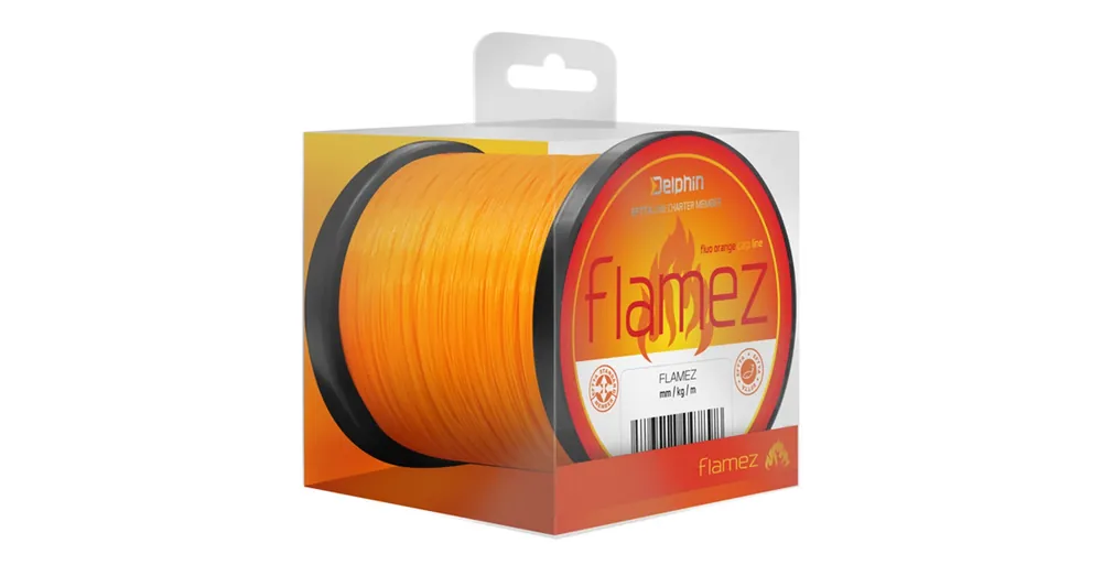 Aanbieding Delphin FLAMEZ 0,30mm 6,8kg 1200m pontyozó monofil zsinór