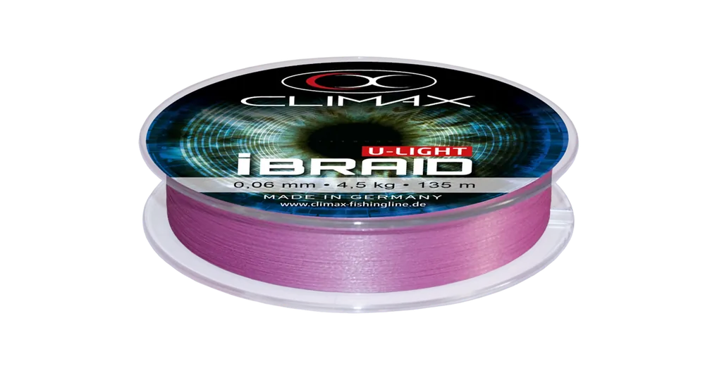 Climax iBraid U-Light Fluo Purple 135m 0,10mm 7,5kg fonott zsinór Lage Kosten