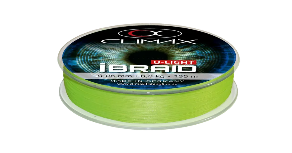 Seizoensaanbieding Climax iBraid U-Light Chartreuse 135m 0,04mm 3,0kg fonott zsinór