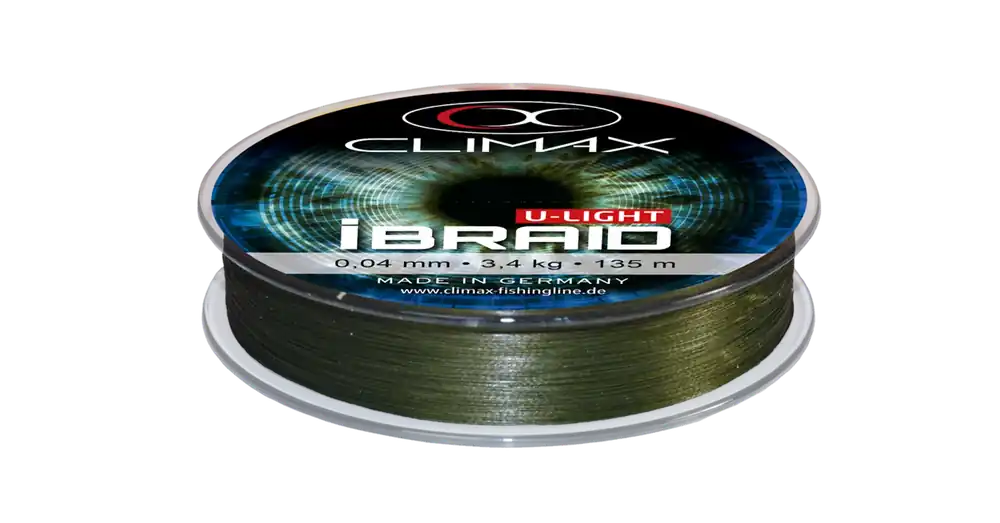Veilige Betaling Climax iBraid U-Light Mossgreen 135m 0,10mm 7,5kg fonott zsinór