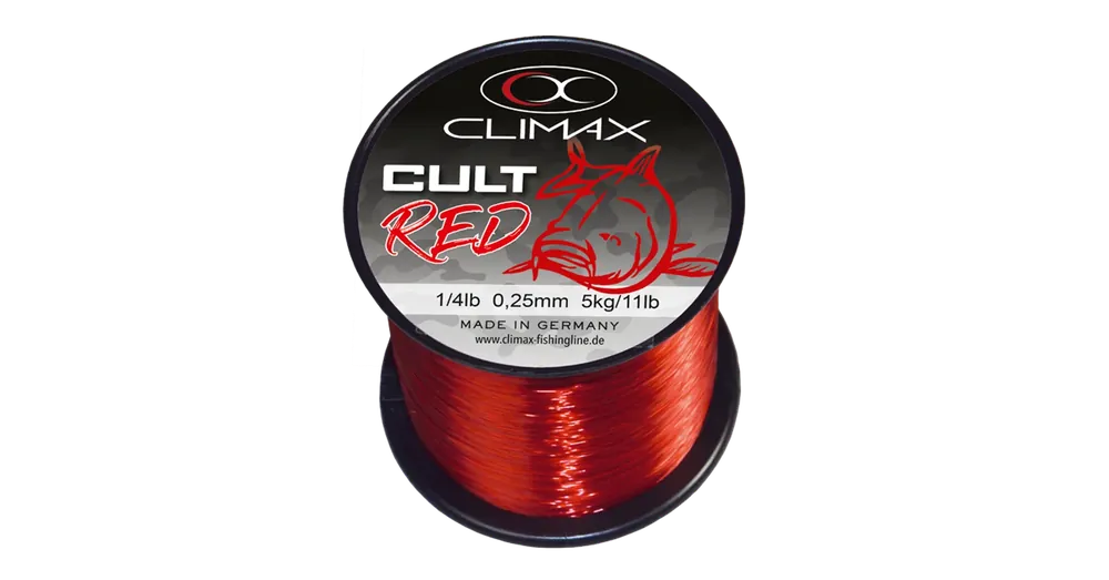 Hete Deal Climax Cult Carp Red Mono 300m 0,28mm monofil zsinór