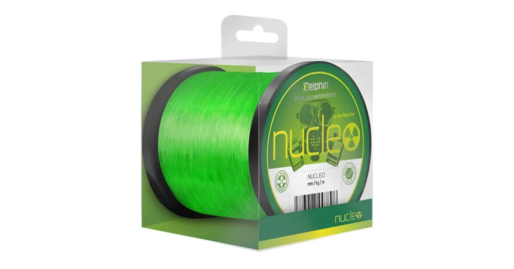 Nieuw Delphin NUCLEO fluo zöld 0,30mm 7,7kg 20000m pontyozó zsinór