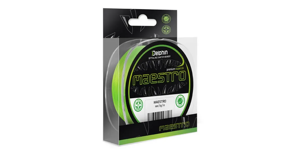 Shop Nu Delphin MAESTRO fluo zöld 0,19mm 13,0kg 150m fonott zsinór