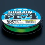 Sunline SIGLON PEx4 0,2PE 0,076mm 150m Light green fonott zsinór Finale Uitverkoop