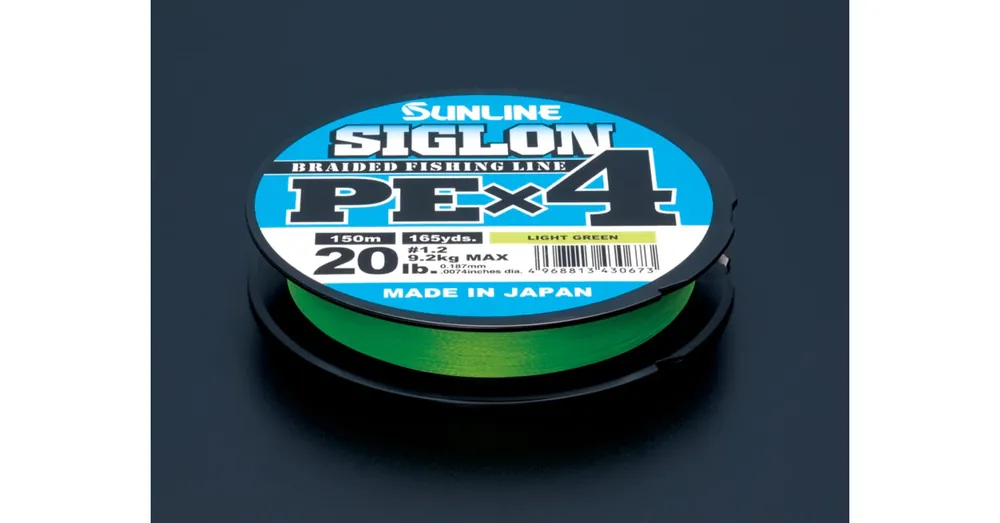 Sunline SIGLON PEx4 0,5PE 0,121mm 150m Light green fonott zsinór Op = Op