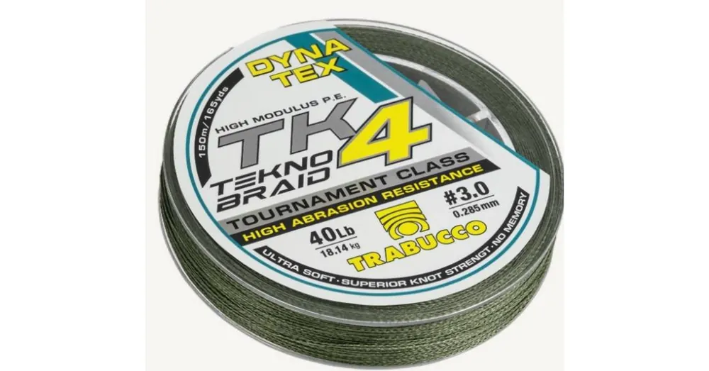 Trabucco DynaTex TK4 Tekno Braid MG 150m 0,2 ( 1.5) 25lbs, fonott zsinór Premium