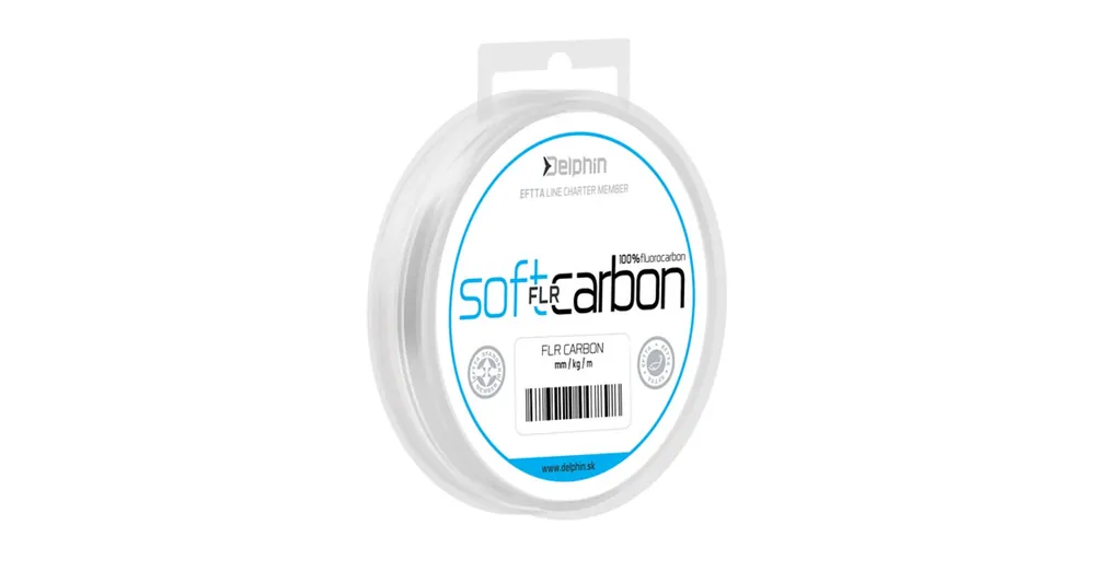 Favoriet Delphin SOFT FLR CARBON - 100% fluocarbon 0,185mm 2,53kg 50m előkezsinór