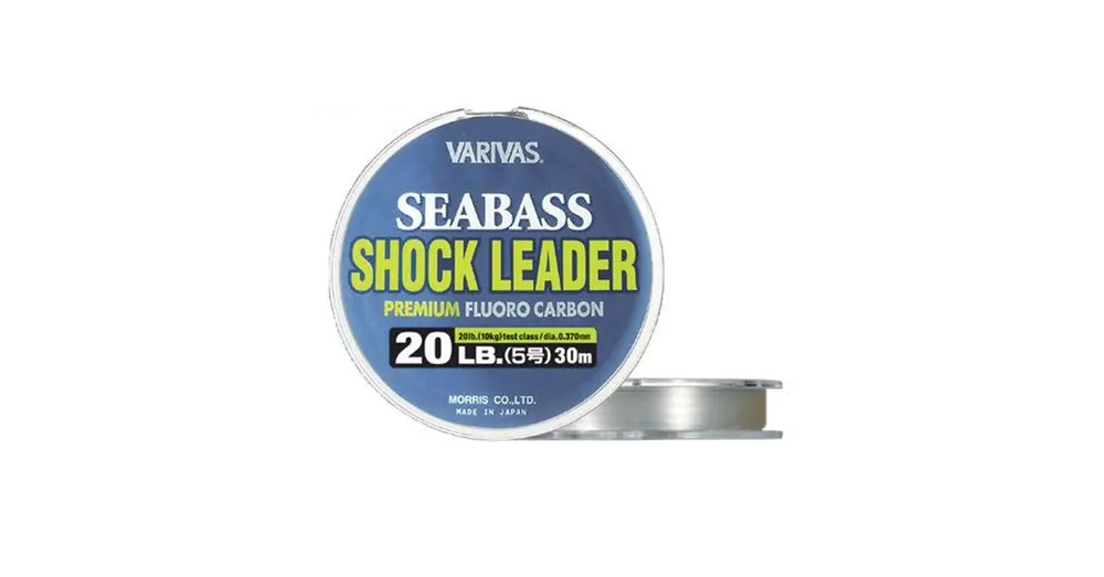 Laatste Kans Varivas Sea Bass Shock Leader Fluorocarbon 30m 0,370mm 20lbs előkezsinór