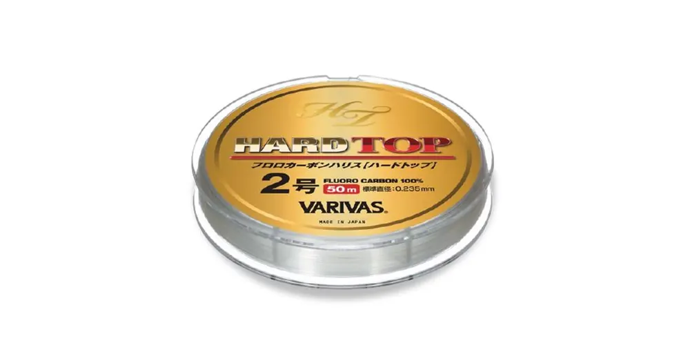 Varivas Hard Top Fluorocarbon Leader 50m 0,185mm 3,0kg előkezsinór Express Levering