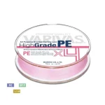 Weekendaanbieding Varivas High Grade PE X4 Milky Pink 100m 0,6 0,128mm 10lbs fonott zsinór