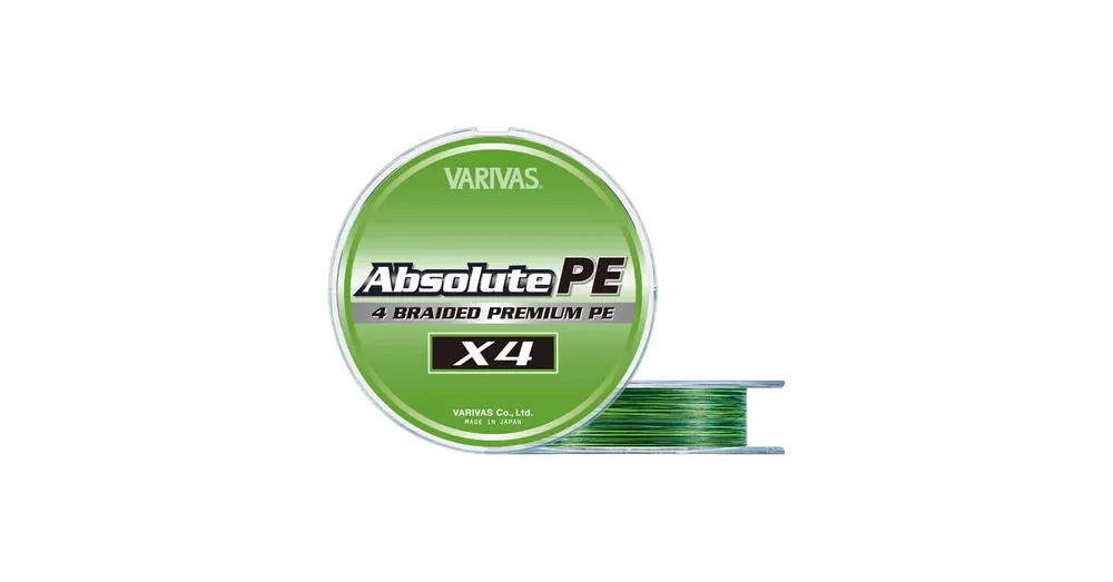 Varivas Absolute Premium PE X4 Marking Green 150m 0,3 0,085mm 7lbs fonott zsinór Laatste Kans