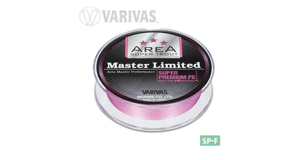 Fabrieksprijs Varivas Trout Area Master Limited PE Tournament Pink 75m 0,15 4,5lbs fonott zsinór