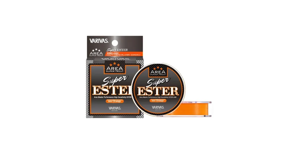 Superprijs Varivas Super Trout Area Super Ester Neo Orange 140m 0,117mm 2,3lbs monofil zsinór