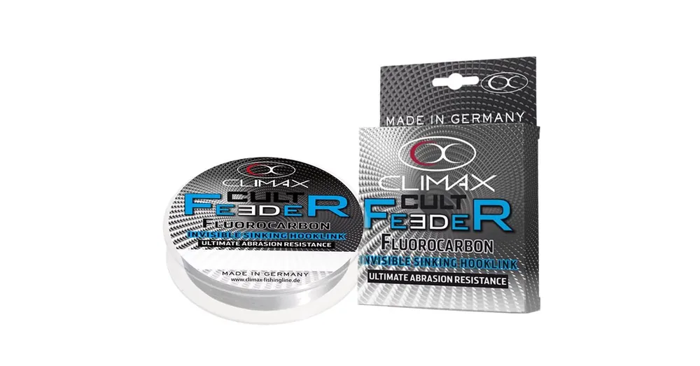 Koop Vandaag Climax Cult Feeder Fluorocarbon Invisibile Hooklink 25m 0.22mm előkezsinór