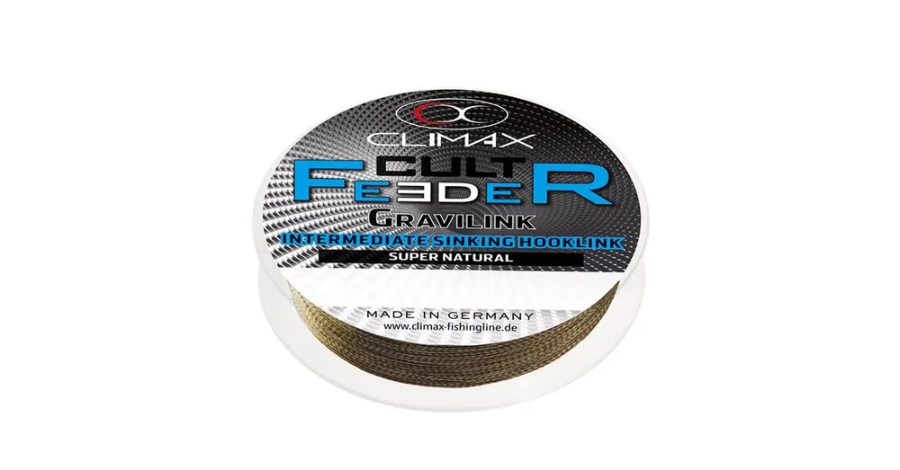 Fabrieksprijs Climax Cult Feeder Braid Gravilink 10m 0.10mm Camou Brown fonott előkezsinór