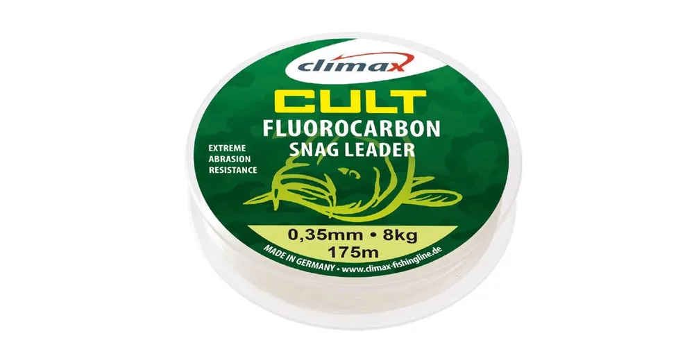 Climax Cult Carp Fluorocarbon Snag Leader 50m 0.50mm 30lb előkezsinór Speciale Aanbieding