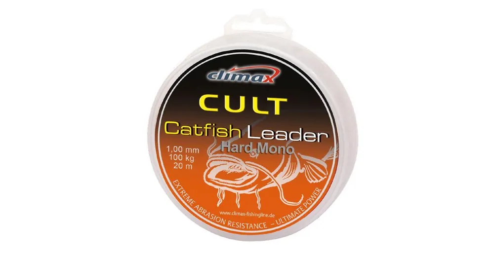 Nieuw Climax Cult Catfish Hard Mono Leader 50m 1.20mm 100kg monofil előkezsinór