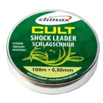 Aanbieding Climax Cult Carp Shock Leader 100m 0.50mm 35lb 15.5kg Camouflage pontyozó előkezsinór