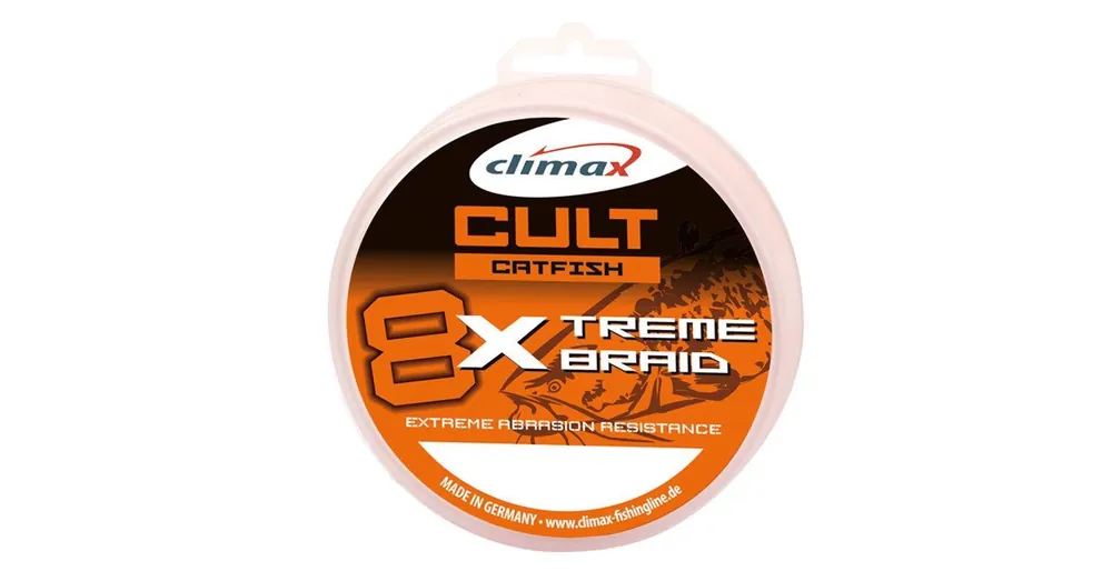Superprijs Climax Cult Catfish X-Treme 8x Braid 280m 0.50mm 47kg fonott zsinór