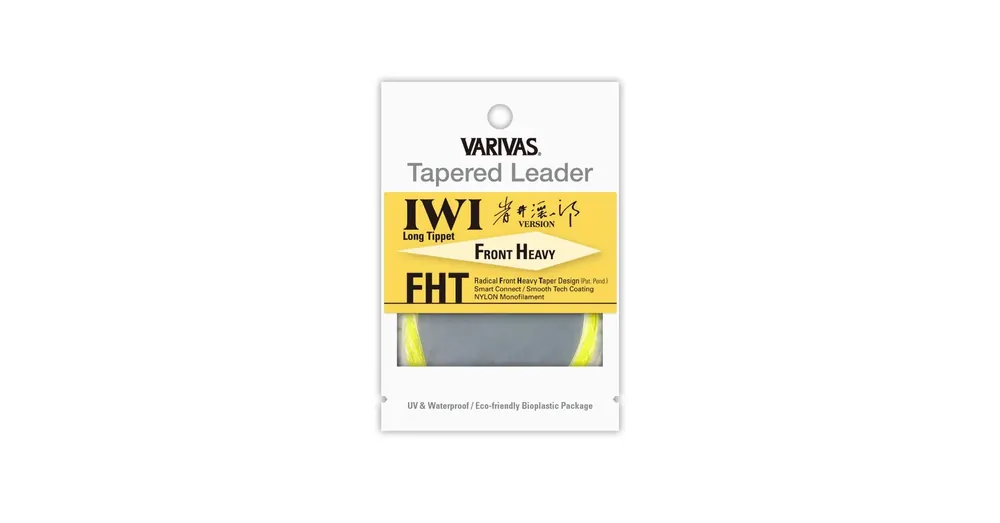 Gratis Retour Varivas Tapered Leader IWI FHT 7X 16ft 0.104mm-0.43mm vékonyodó legyező előkezsinór