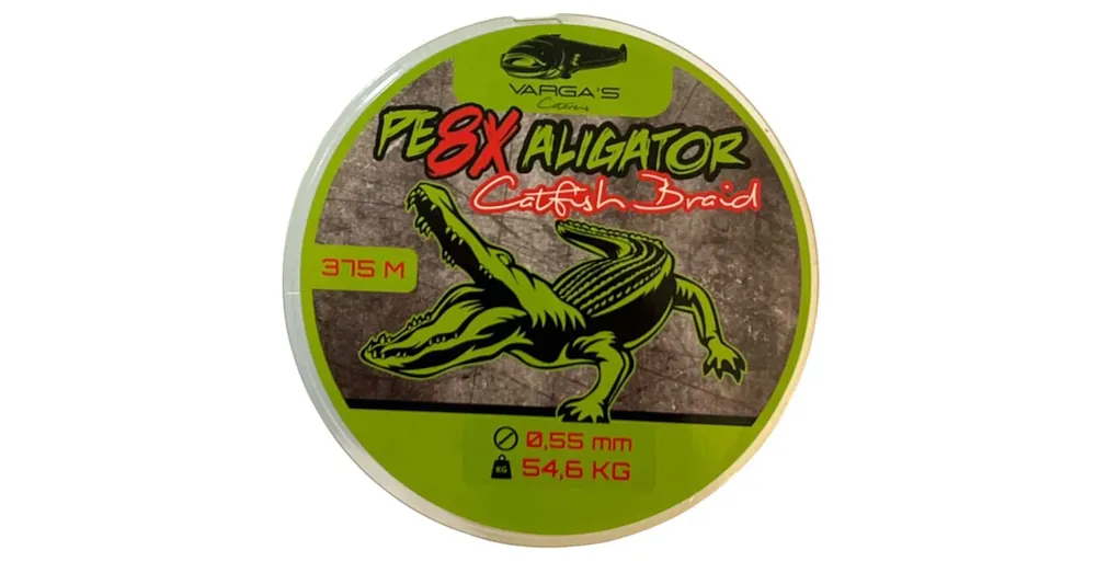 Varga‘s 8X Aligator Catfish braid 0,55 mm 375m Hete Deal