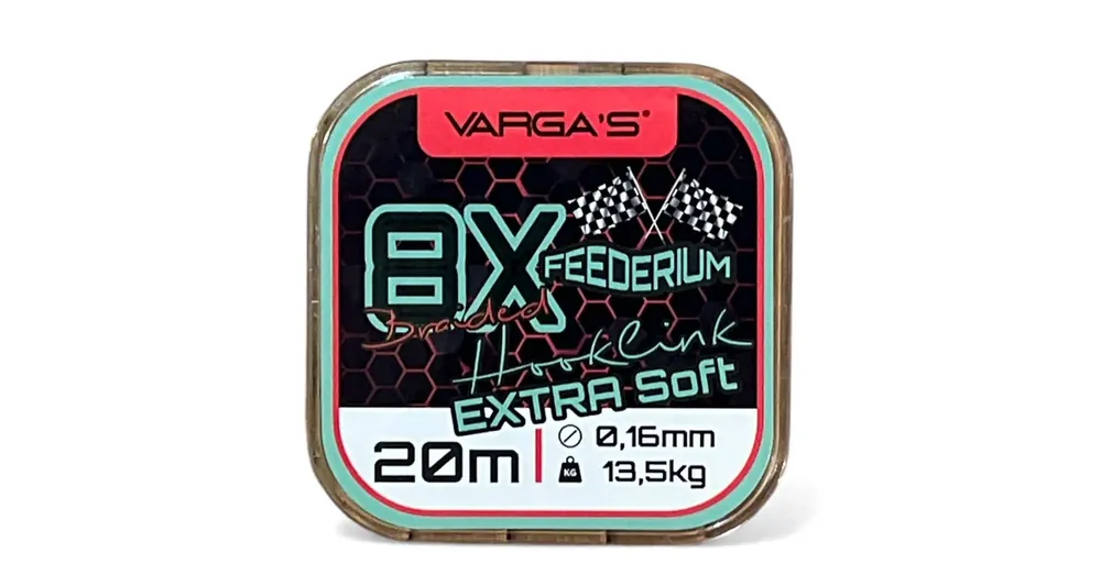 Betrouwbaar Varga‘s Feederium 8X előke zsinór 20m 0,16mm