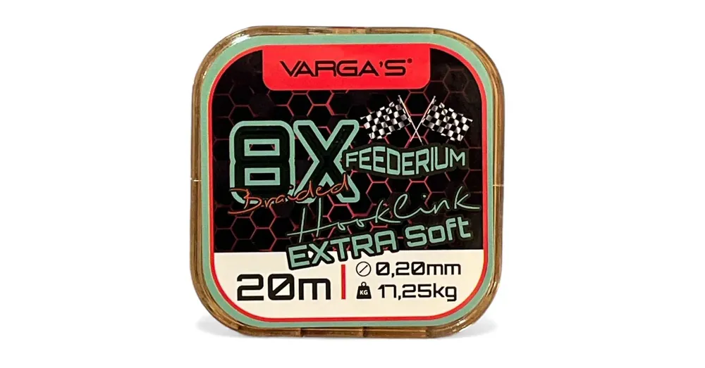 Uitverkoop Varga‘s Feederium 8X előke zsinór 20m 0,20mm
