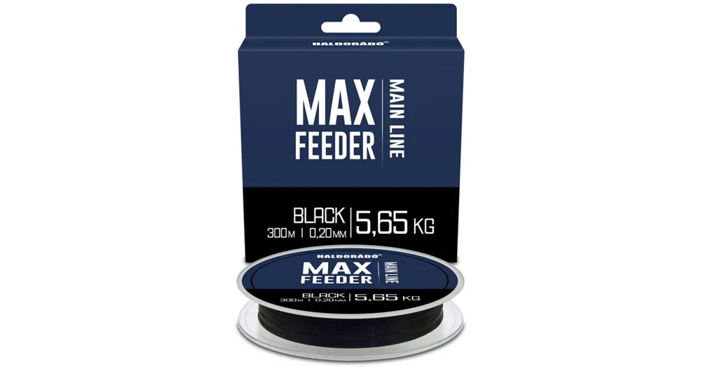 Haldorádó Max Feeder Black 300m 0,30mm 9,85kg monofil zsinór Gereduceerde Prijs
