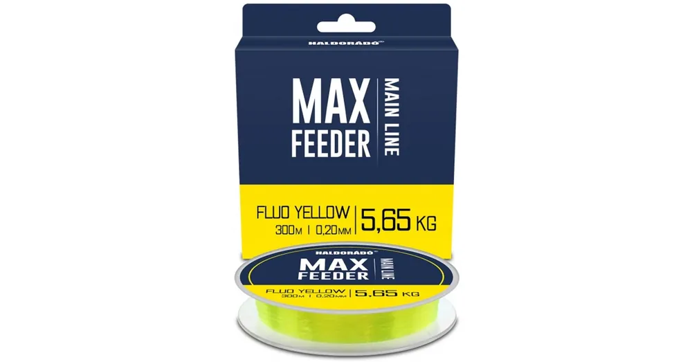 Must-Have Haldorádó Max Feeder Fluo Yellow 300m 0,30mm 9,85kg monofil zsinór