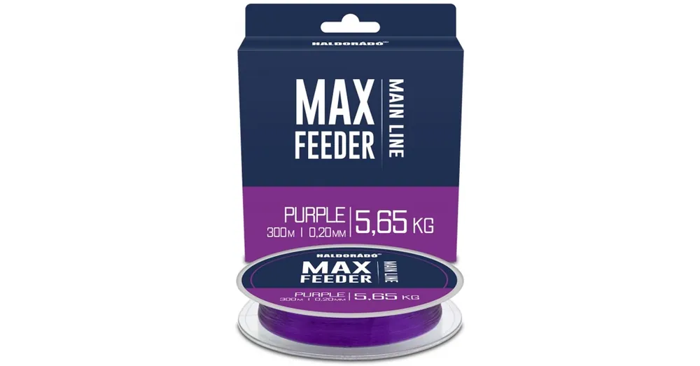 Populair Haldorádó Max Feeder Purple 300m 0,22mm 6,28kg monofil zsinór