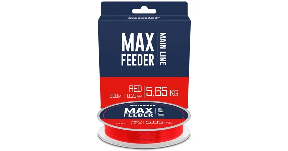 Koop Vandaag Haldorádó Max Feeder Red 300m 0,20mm 5,65kg monofil zsinór