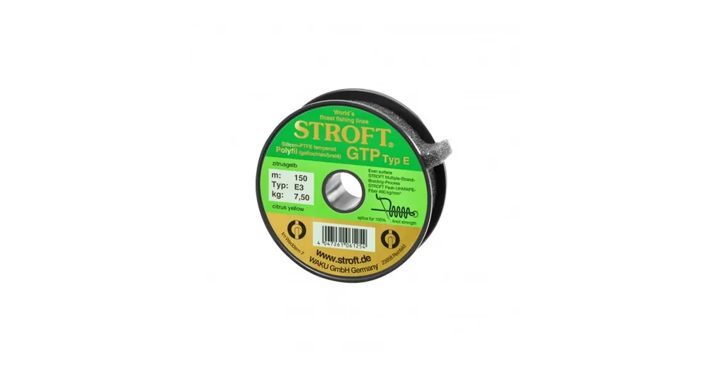 Korting Stroft GTP Typ E citrus yellow fonott főzsinór 150m E3