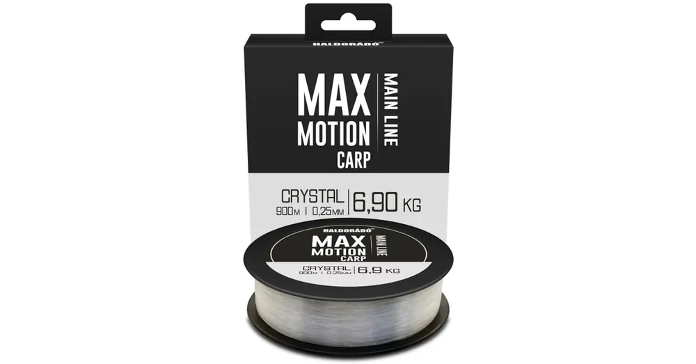 Premium Haldorádó Max Motion Carp Crystal 0,25mm 6,9kg 900m, monofil zsinór