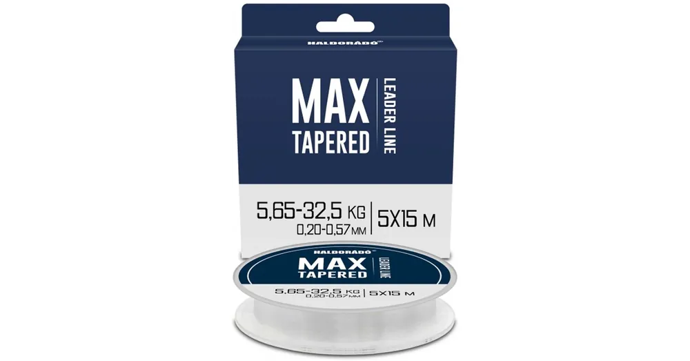 Haldorádó Max Tapered Leader 5x15m 0,23-0,57mm dobóelőke Snelle Levering