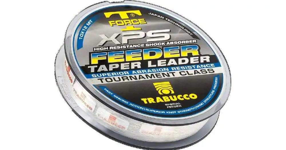 Koop Vandaag Trabucco TF XPS Feeder Taper Leader 10*12m 0,18-0,26mm, elvékonyodó távdobó monofil előkezsinór