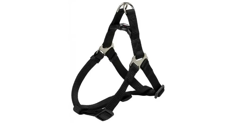 Rechtstreeks Van De Fabrikant Trixie Premium One Touch - hám - fekete (L) 65-80cm/25mm