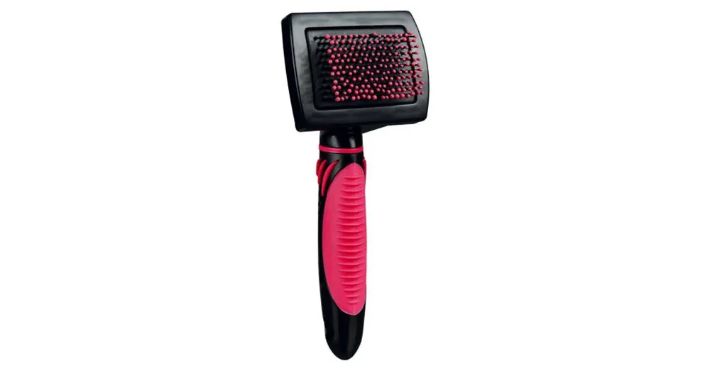 Trixie Soft Brush - Puha fémszálas kefe fésűvel macskák részére (7x16cm) Op = Op