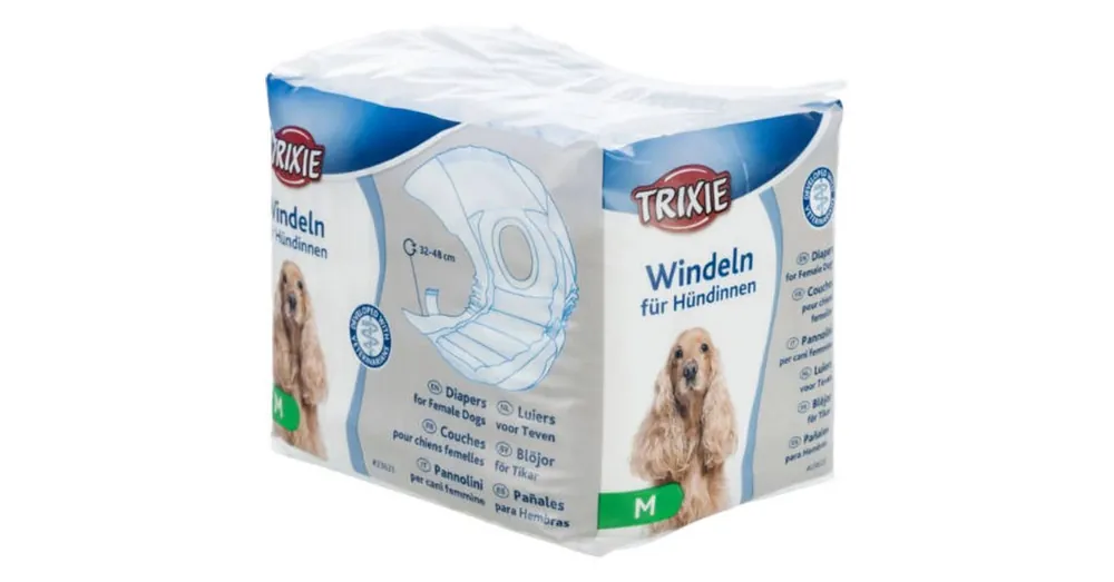 Trixie Diapers for Female Dogs - pelenka nőstény kutyák részére (M/12db) Koop Online