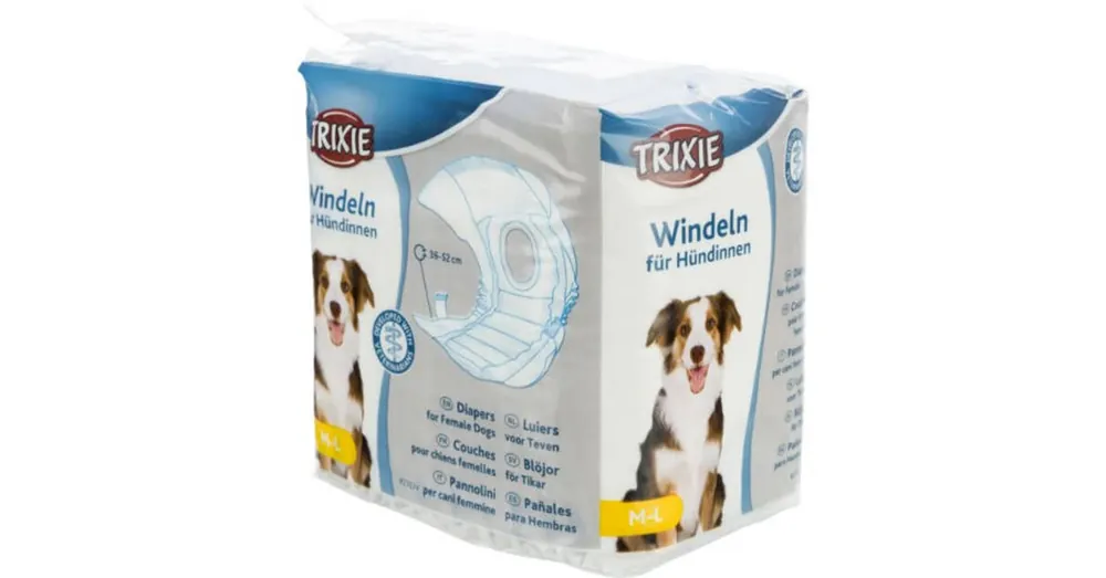 Trixie Diapers for Female Dogs - pelenka nőstény kutyák részére (M-L/12db) Superprijs