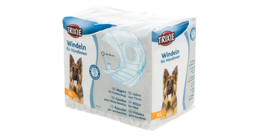 Trixie Diapers for Female Dogs - pelenka nőstény kutyák részére (XL/12db) Premium