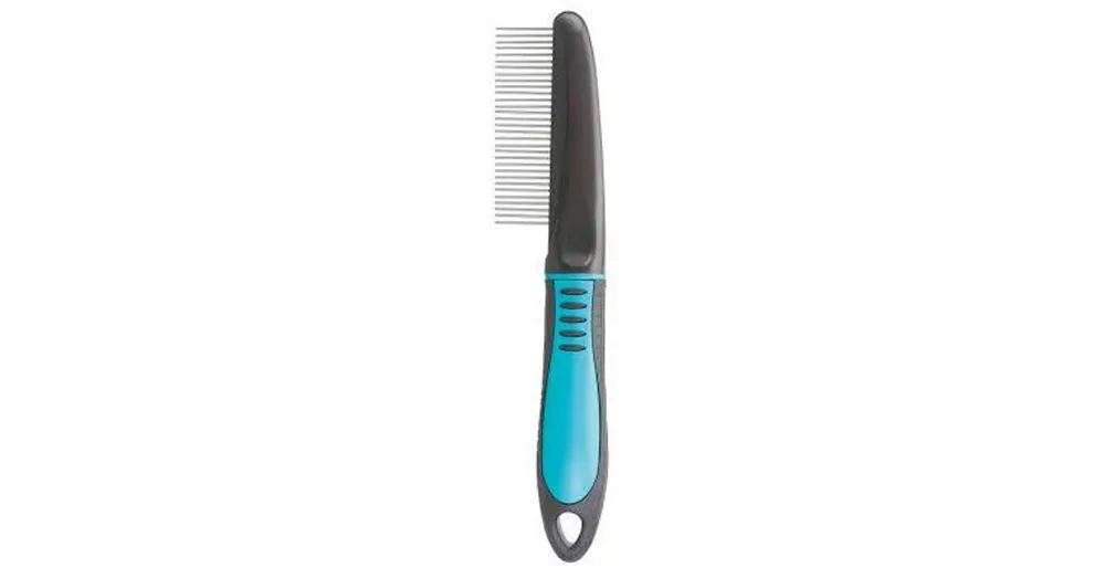 Merkproduct Trixie Coat Untangler - bontófésű (türkizkék,fekete) kutyák részére (22cm)