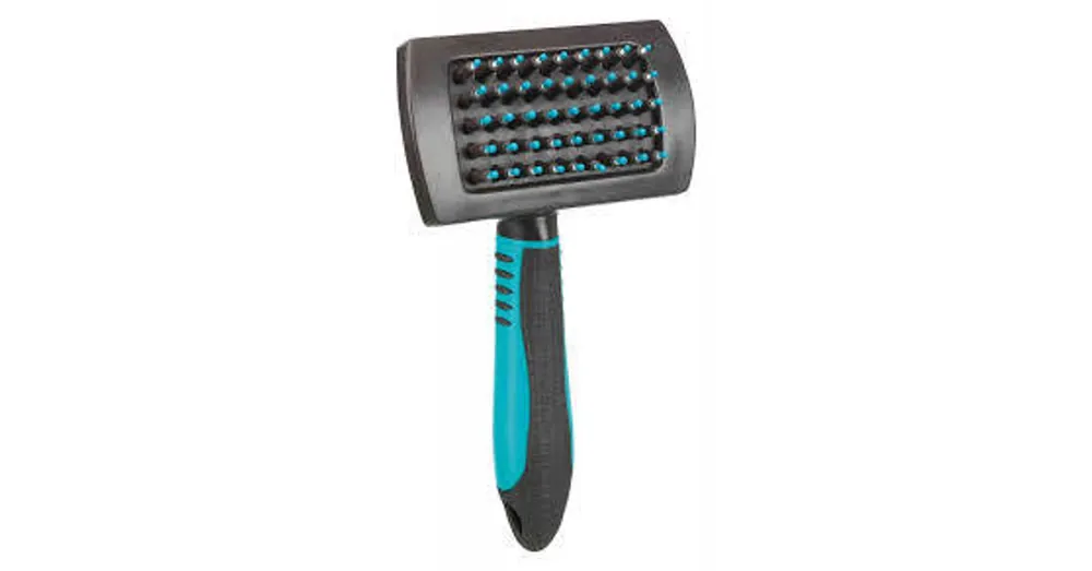 Trixie Care Brush - kefe (türkiz) macskák részére (10x17cm) Laatste Kans