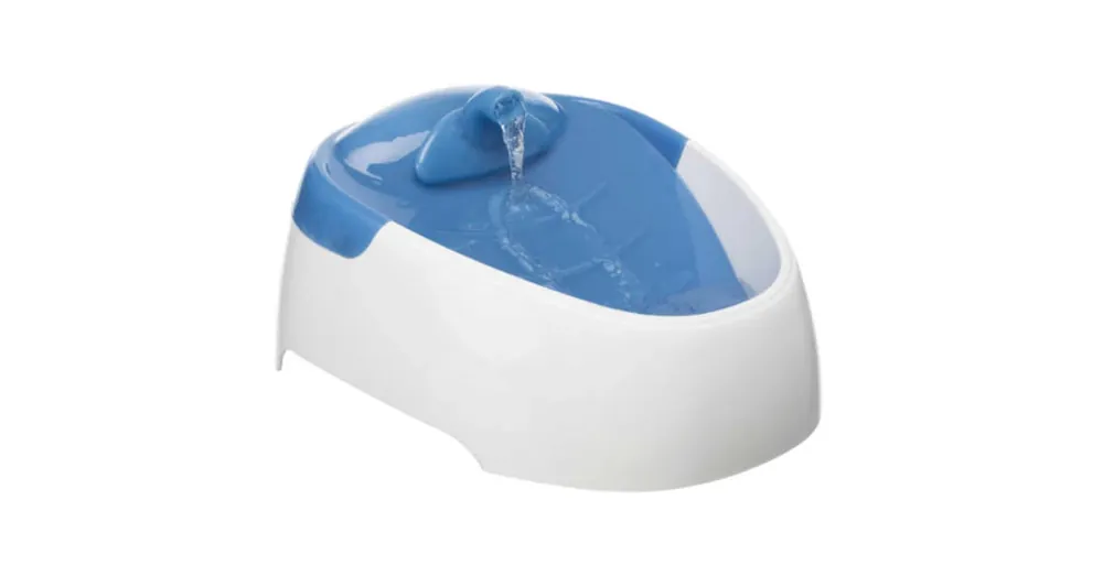 Hete Deal Trixie Drinking Fountain Duo Stream - vízforgatós itató (műanyag) 1 l /20×12x23cm
