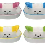 Beste Prijs Trixie Ceramic Bowl - kerámia tál (fehér, mintás) macskák részére (Ø12cm)