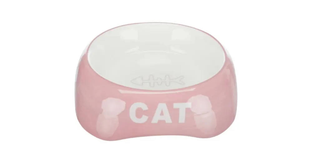 Beperkt Aanbod Trixie Ceramic Bowl - kerámia tál (vegyes színekben) macskák részére (0,2l /Ø13cm)