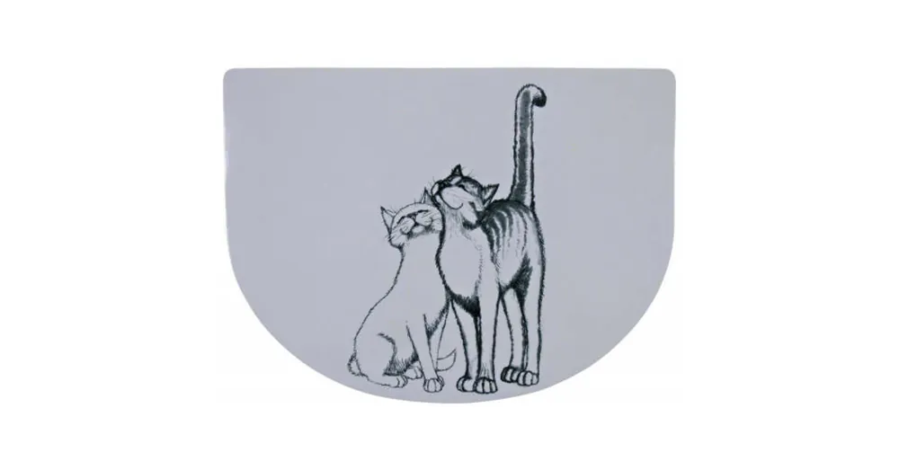 Seizoensaanbieding Trixie Place Mat - Műanyag alátét (fehér,mintás) tálakhoz (40x30cm)
