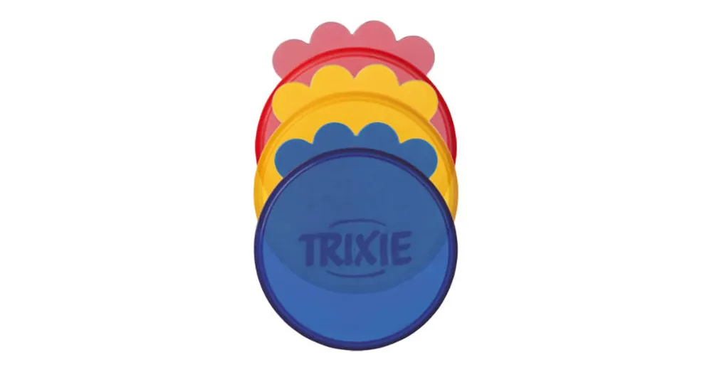 Trixie Lid for Tins - konzerv-fedő (műanyag,színes) 400-415g-os konzervekhez (Ø7,6cm/3db) Superprijs