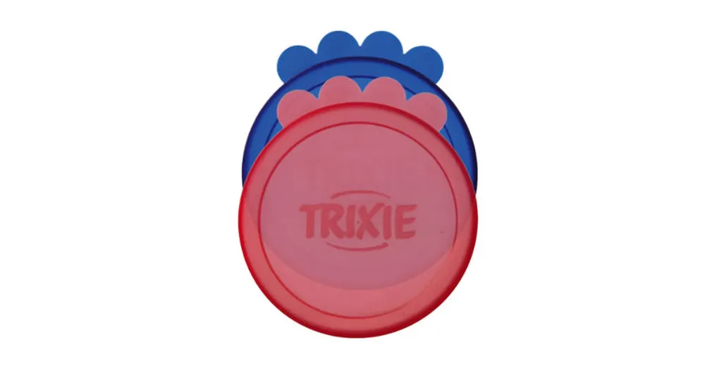 Koopje Trixie Lid for Tins - konzerv-fedő (műanyag,színes) 1240g-os konzervekhez (Ø10,6cm/2db)